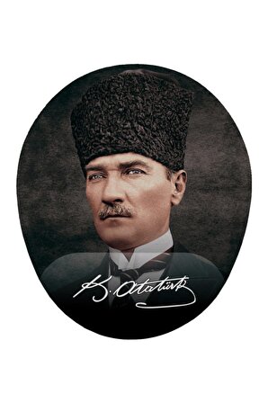 Kalpaklı Atatürk Bilek Destekli Mouse Pad