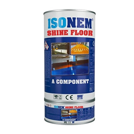 Isonem Shine Floor 4,5 Kg Siyah A-B Bileşen