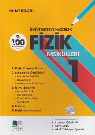 Nihat Bilgin Fizik Fasikülleri 1 Fizik Bilimine Giriş