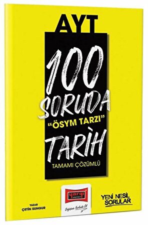Yargı YKS AYT Tarih 100 Soruda Soru Bankası Çözümlü Yargı Yayınları