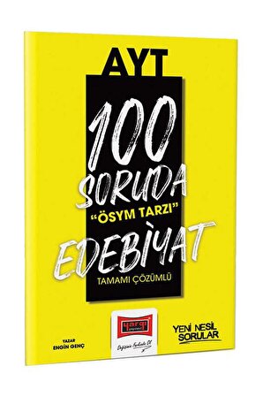 Yargı YKS AYT Edebiyat 100 Soruda Soru Bankası Çözümlü Yargı Yayınları