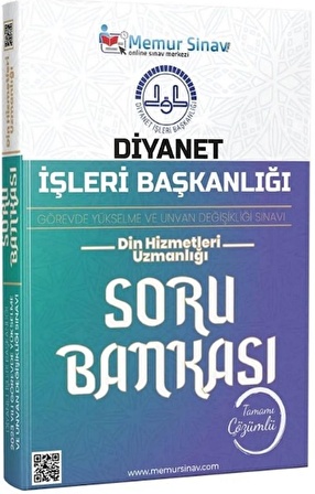 Memur Sınav 2023 Diyanet İşleri Başkanlığı Din Hizmetleri Uzmanlığı Soru Bankası Görevde Yükselme