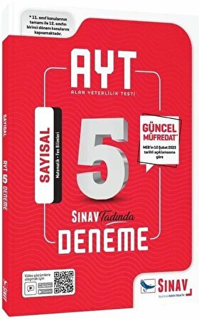 Sınav Yayınları AYT Sayısal 5 Deneme