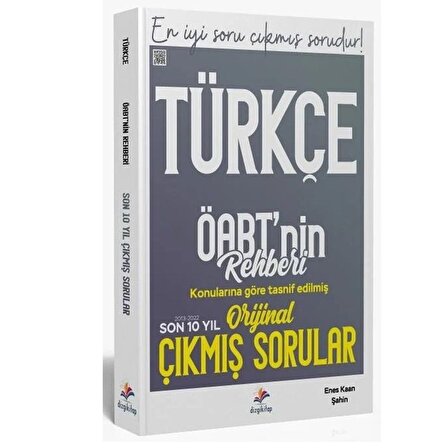 Dizgi Kitap ÖABT nin Rehberi Türkçe Öğretmenliği Son 10 Yıl Çıkmış Sorular Video Çözümlü