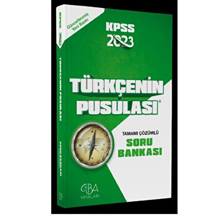 CBA Yayınları 2023 KPSS Türkçenin Pusulası Soru Bankası Video Çözümlü CBA Yayınları