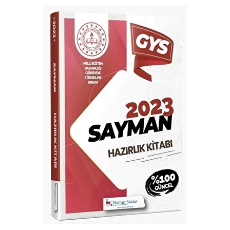 Memur Sınav 2023 GYS MEB Milli Eğitim Bakanlığı Sayman Konu Anlatımlı Hazırlık Kitabı