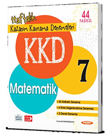 Kurmay Yayınları 7. Sınıf Matematik Haftalık Kazanım Kavrama Denemeleri