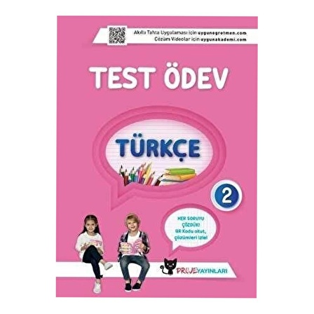 Sadık Uygun 2. Sınıf Türkçe Test Ödev Sadık Uygun Yayınları