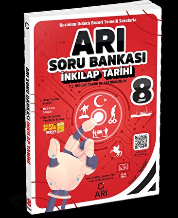 Arı Yayınları 8. Sınıf T.C. İnkılap Tarihi ve Atatürkçülük Arı Soru Bankası