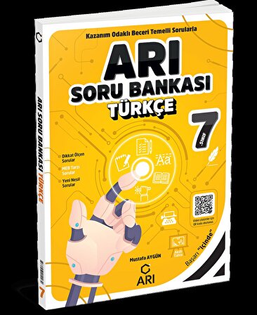 Arı Yayınları 7. Sınıf Türkçe Arı Soru Bankası