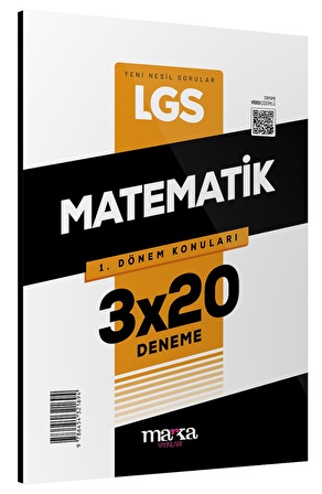 Marka LGS 1.Dönem Konuları Matematik 3 Deneme Marka Yayınları