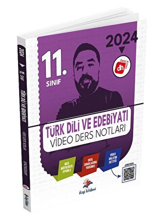 Dizgi Kitap 2024 11. Sınıf Türk Dili ve Edebiyatı Video Ders Notları