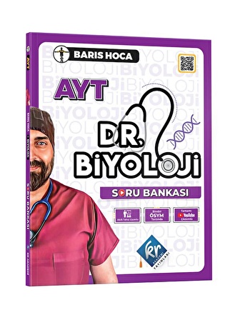 KR Akademi YKS AYT Dr. Biyoloji Soru Bankası - Barış Hoca KR Akademi