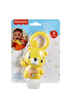 Eğlenceli Dostlar Dişlik ve Çıngıraklar Shake Rattle Leopard HKD71