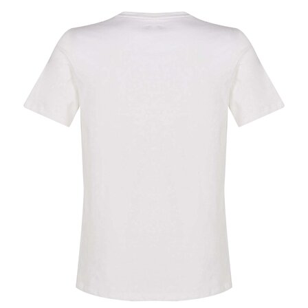 New Balance NB Mens Lifestyle T-shirt Erkek Beyaz 