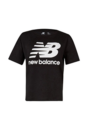 New Balance NB Womens Lifestyle T-shirt Kadın Siya