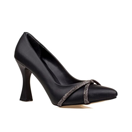 M2S Siyah Soso Kadın Klasik Ayakkabı