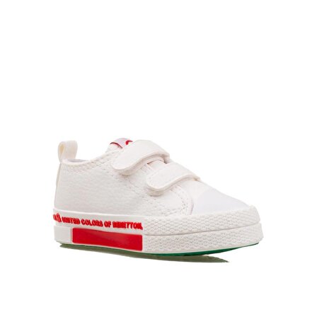 Benetton Beyaz Unisex Bebe Sneaker BN 30802