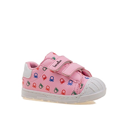 Benetton Pembe Unisex Bebe Cırtlı Sneaker BN 30932