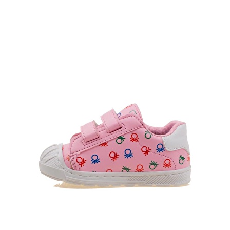 Benetton Pembe Unisex Bebe Cırtlı Sneaker BN 30932