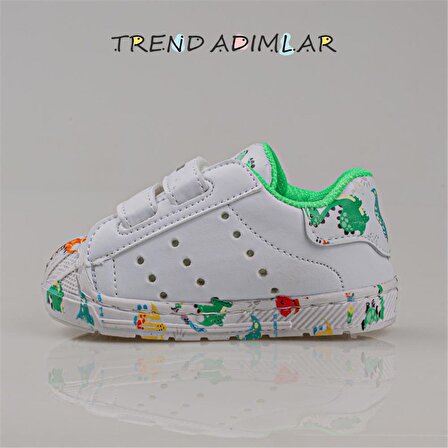 Trend Adımlar Yeşil Hero İlk Adım Bebe Sneaker