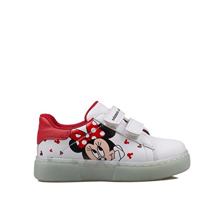 Trend Adımlar Kırmızı Unisex Çocuk Işıklı Sneaker