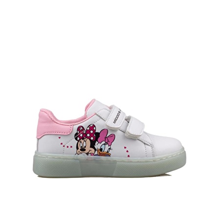 Trend Adımlar Pembe Unisex Çocuk Işıklı Sneaker