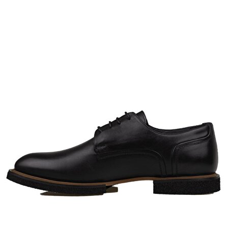 Slayka Siyah Elegant Beauty Erkek Bağcıklı Klasik Ayakkabı