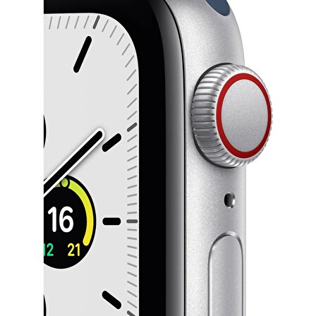 TEŞHİR Apple Watch Se Gps + Cellular, 40MM Gümüş Rengi Alüminyum Kasa ve Mavi Spor Kordon - MKQV3TU/A