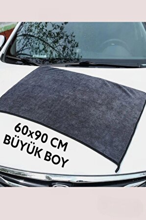 (Maxi Boy 60x90 ) Mikrofiber Araba Yıkama Oto Kurulama Silme Temizleme Bezi Maxi Boy 60x90