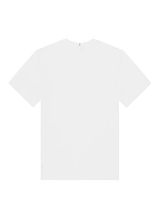 Duno Bisiklet Yaka Düz Beyaz Erkek T-Shirt GREG DEIVA