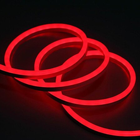 12V Neon Şerit Led Kırmızı