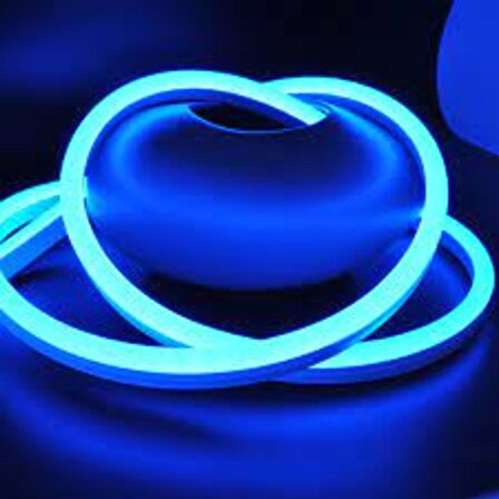 24V Neon Şerit Led Mavi Işık