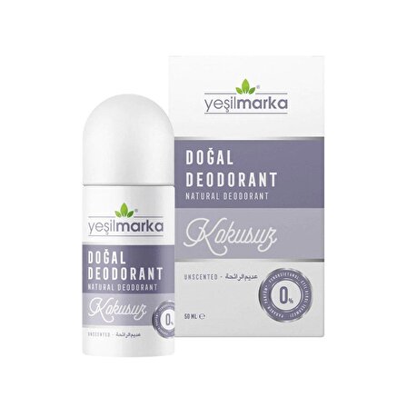 Yeşilmarka Doğal Deodorant - Kokusuz 50ml