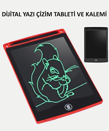 Tablet Yazı Çizim Tableti Resim Çizme Not Alma Tahtası Dijital LCD Ekranlı 8.5 Inç Tablet