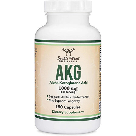 DOUBLE WOOD AKG (Alpha Ketoglutaric Acid) / 180 Caps