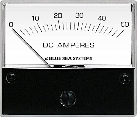 Marintek DC Ampermetre. 0-50 A. Harici şönt dahil.