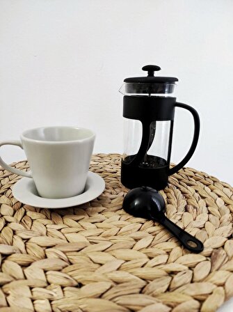 350 ml Ölçekli Filtre Kahve Bardağı Bitki Çayı Bardağı Frech Press