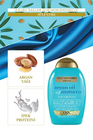 Ogx Argan Oil Of Morocco Nemlendirici Yıpranmış Saçlar İçin Sülfatsız Bakım Yapan Saç Kremi 385 ml