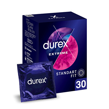 Durex Extreme Geciktiricili Prezervatif 30 lu