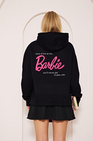 Barbie Baskı Oversize Sweatshirt