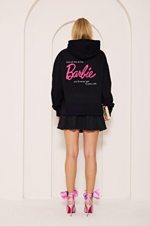 Barbie Baskı Oversize Sweatshirt