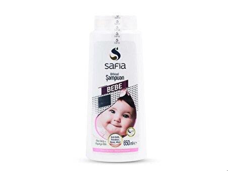 SAFİA Bitkisel Bebek Şampuanı ''Göz Yakmayan Formül'' - 650 Ml