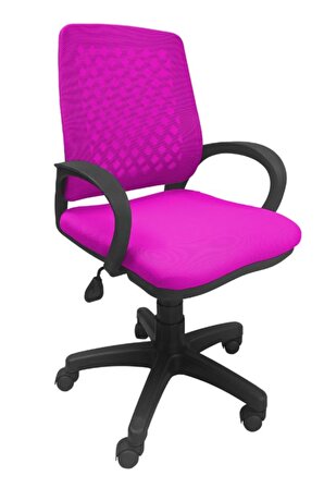 Porziyon Comfy Bilgisayar, Ofis, Öğrenci Çalışma Koltuğu - Sandalyesi Pembe