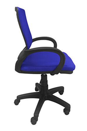 Porziyon Comfy Bilgisayar, Ofis, Öğrenci Çalışma Koltuğu - Sandalyesi Mavi