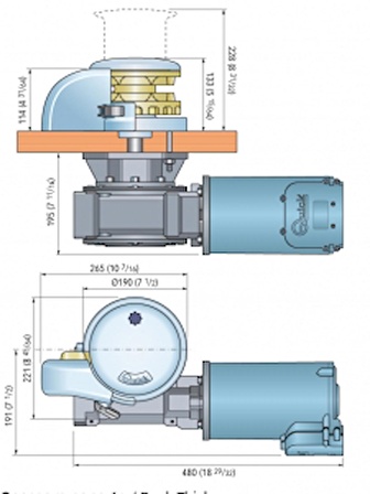 Regal Dik Irgat 2300W 24V Kavaleta 12/13 mm Maks Çalışma Yükü 850 KG