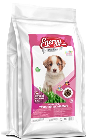 Energy Kuzu Etli Yavru Köpek Maması 15 Kilogram