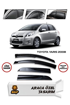 Toyota Yaris Cam Rüzgarlığı 4lü 2008-2012 Arası
