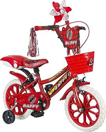 Tunca Baffy 15 Jant 3 - 6 Yaş Çocuk Bisikleti Kırmızı