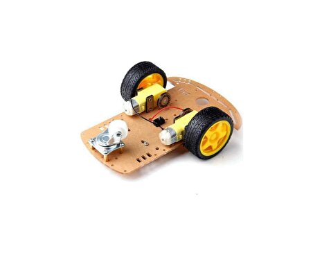 EMES ROBOTİK Arduino  Engelden Kaçan 2WD Robot Araba Kiti C1